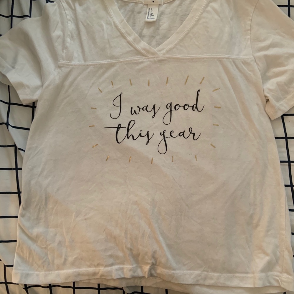 “I was good this year” PJ tee